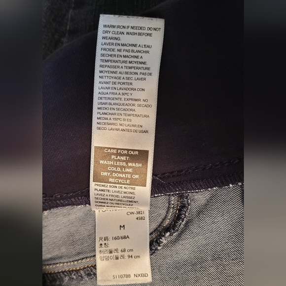 SIGNATURE by LEVI Skinny Jeans  Maternity Size Medium Excellent Condition - Picture 4 of 5